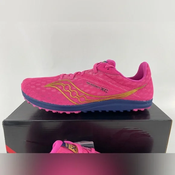Saucony Kilkenny XC 9 Men's Cross Country Shoes Pink Running Track S29080-41 - Picture 5 of 12
